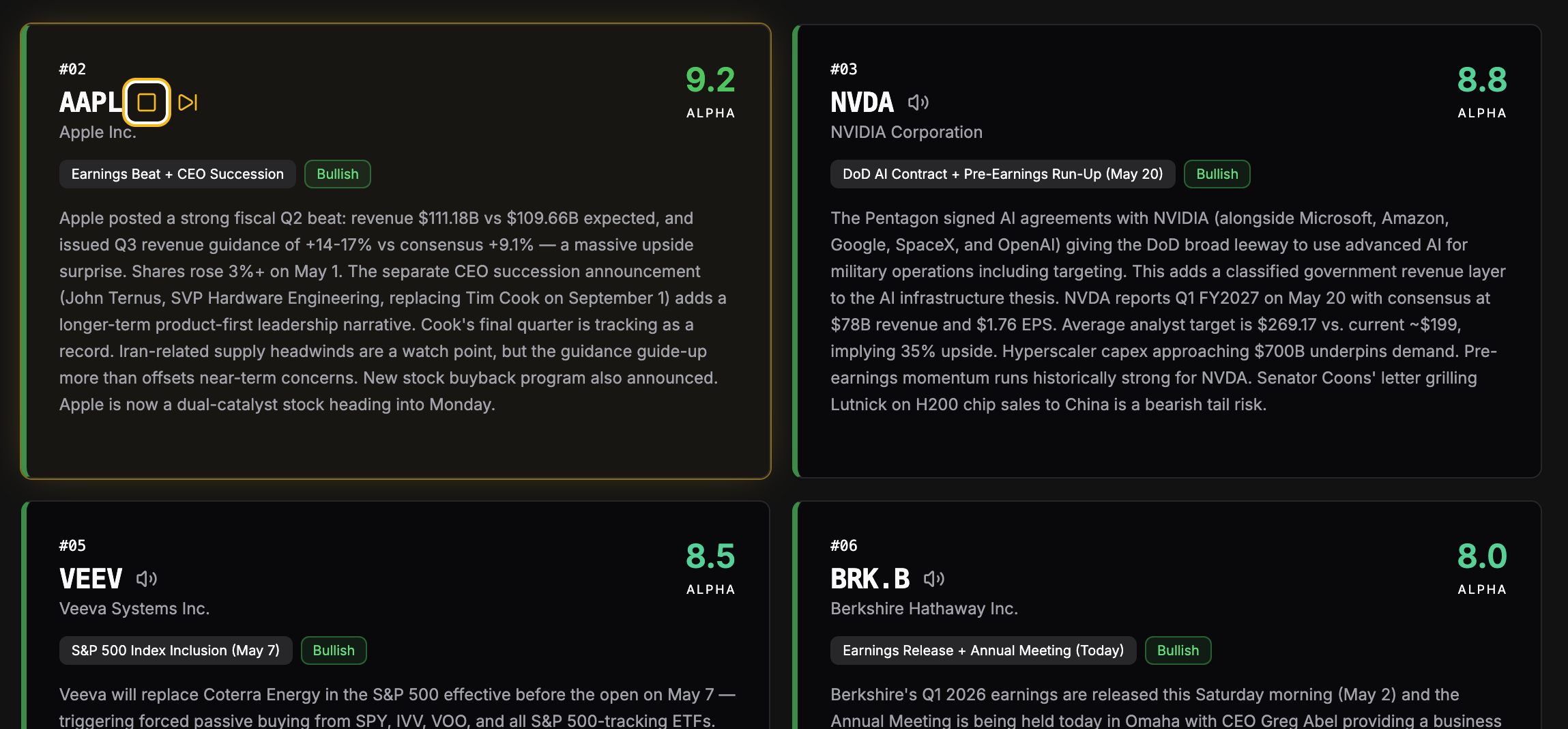 Market Scanner