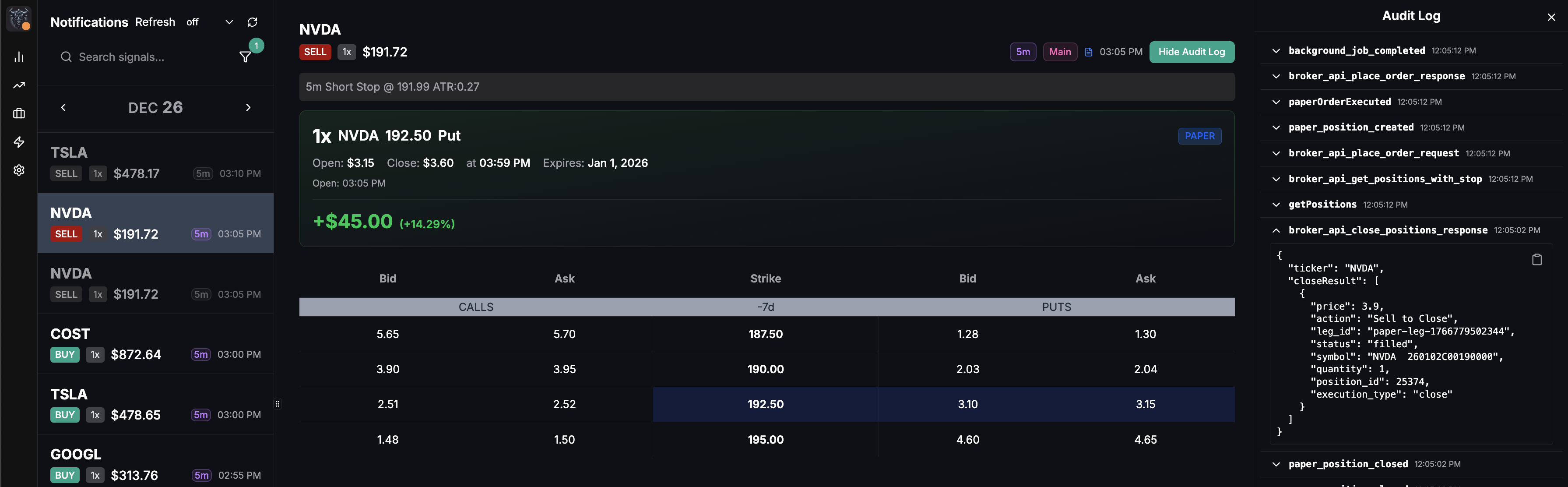 Smart Trading Engine